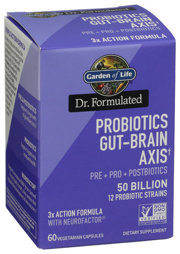 Dr. Formulated Probiotics Gut-Brain Axis 50B, 60 vcap
