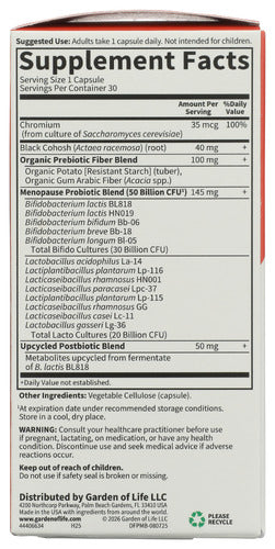 Dr. Formulated Probiotics Menopause 50B, 30 vcap