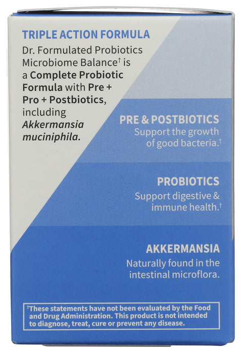 Dr. Formulated Probiotics Microbiome Balance 50B, 30 vcap