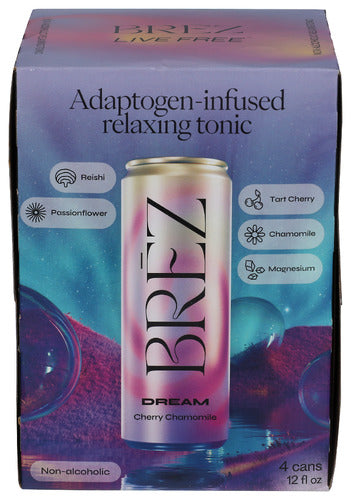 Dream Relaxing Tonic, Cherry Chamomile, 4/12 fl oz
