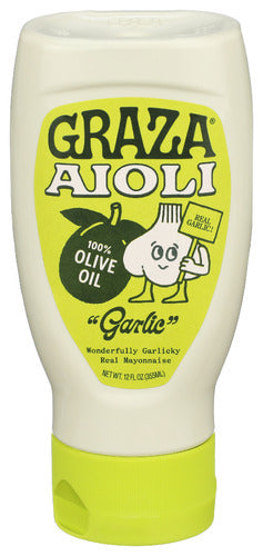 Garlic Aioli w/ Olive Oil, Squeeze, 12 oz