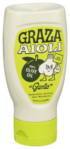 Garlic Aioli w/ Olive Oil, Squeeze, 12 oz
