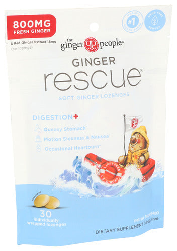 Ginger Rescue Digestion+ Soft Loz, 30 loz