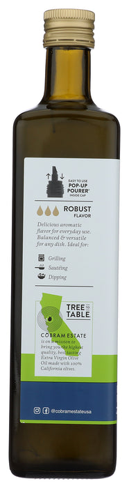 Extra Virgin Olive Oil, Robust Flv, CA, 25.4 fl oz