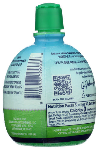 Lime Burst, Org, 6.7 fl oz