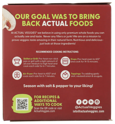 Mushroom Quinoa Veggie Burger, GF, 12 oz