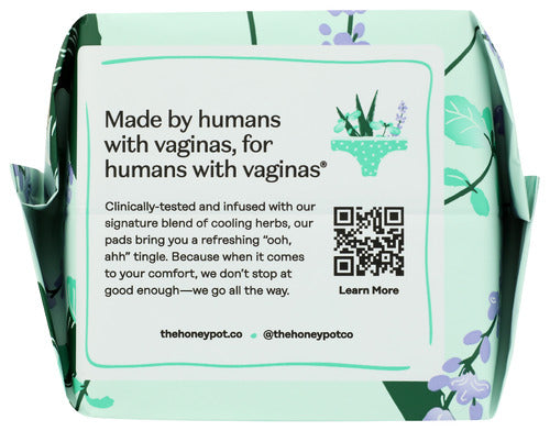 Overnight Pads w/ Wings, Mint Lavender, 12 ct