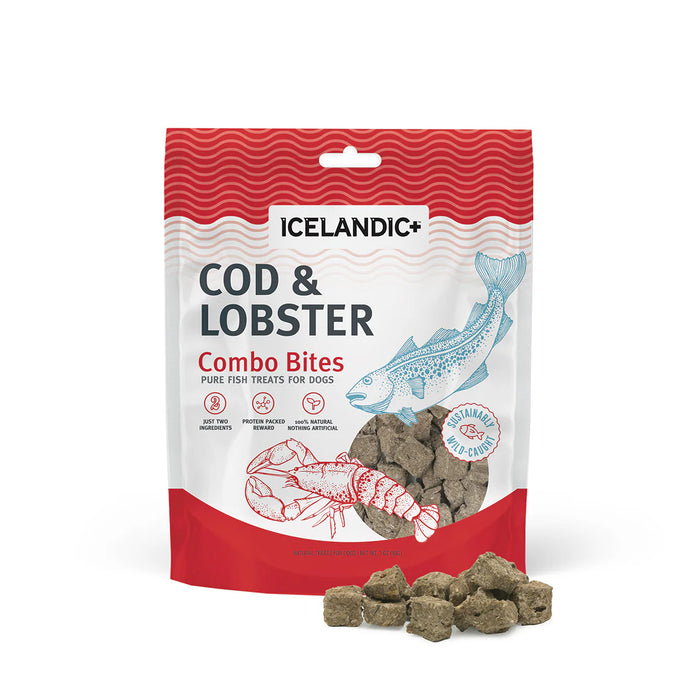 Cod & Lobster Combo Bites Dog Treats, 3 oz
