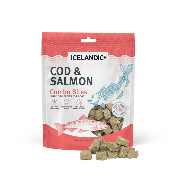 Cod & Salmon Combo Bites Dog Treats, 3 oz