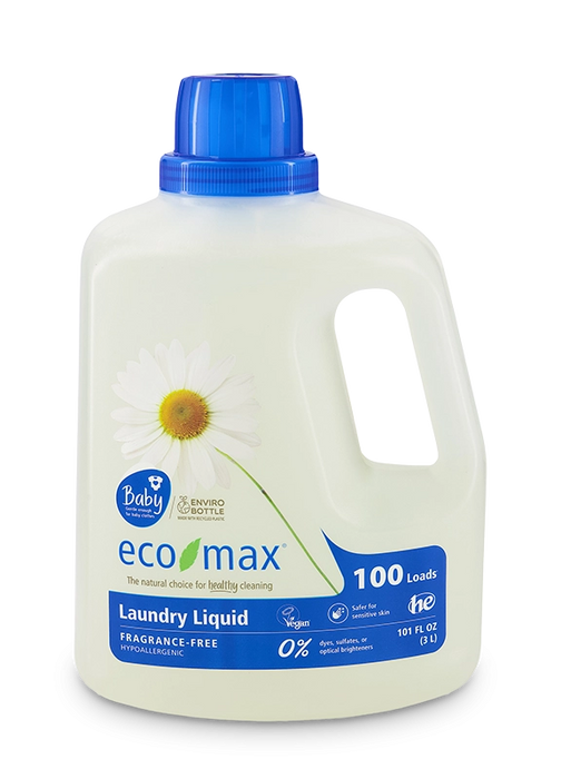 Laundry Liquid, Fragrance Free, 101 fl oz