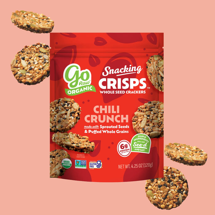 Snacking Crisps, Chili Crunch, Org, 4.25 oz