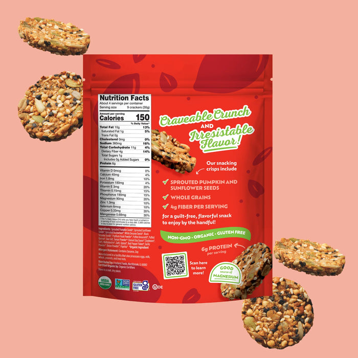 Snacking Crisps, Chili Crunch, Org, 4.25 oz