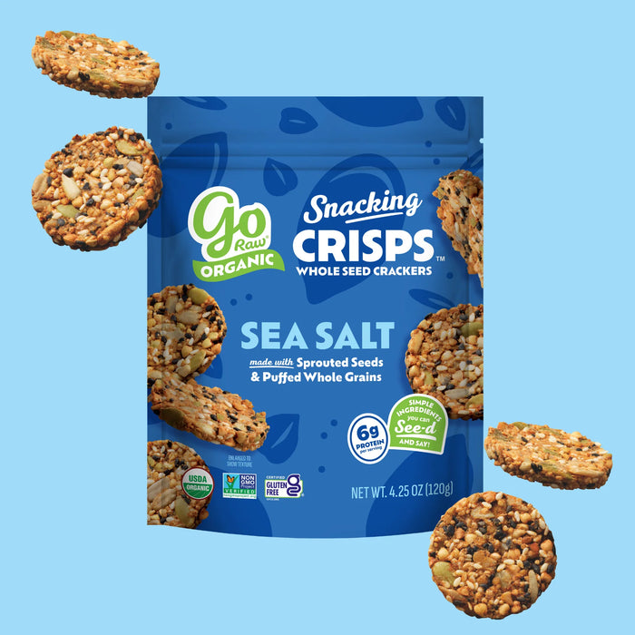 Snacking Crisps, Sea Salt, Org, 4.25 oz