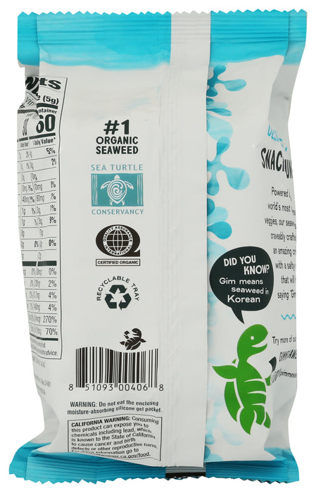 Roasted Seaweed Snacks, Sea Salt, Org, 0.35 oz