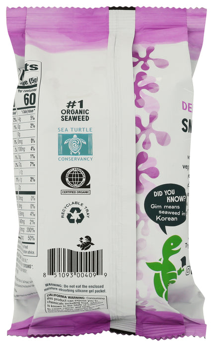 Roasted Seaweed Snacks, Teriyaki, Org, 0.35 oz