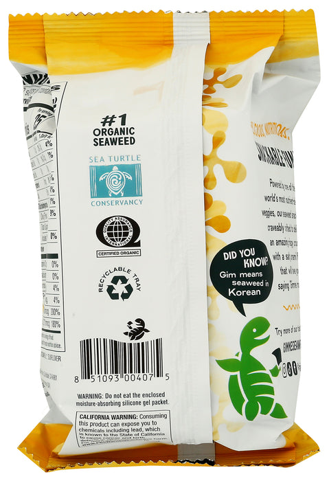 Roasted Seaweed Snacks, Toasted Sesame, Org, 0.35 oz