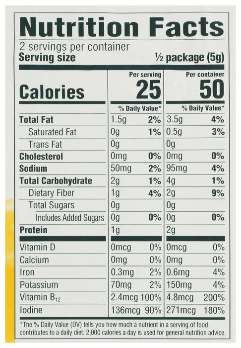 Roasted Seaweed Snacks, Toasted Sesame, Org, 0.35 oz