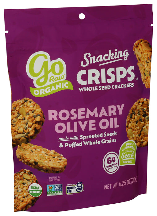 Snacking Crisps, Rosemary Olive Oil, Org, 4.25 oz