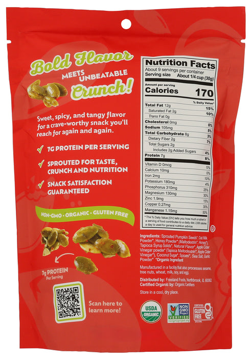 Super Crunch Pumpkin Seeds, Sweet Thai Chili, Org, 9 oz