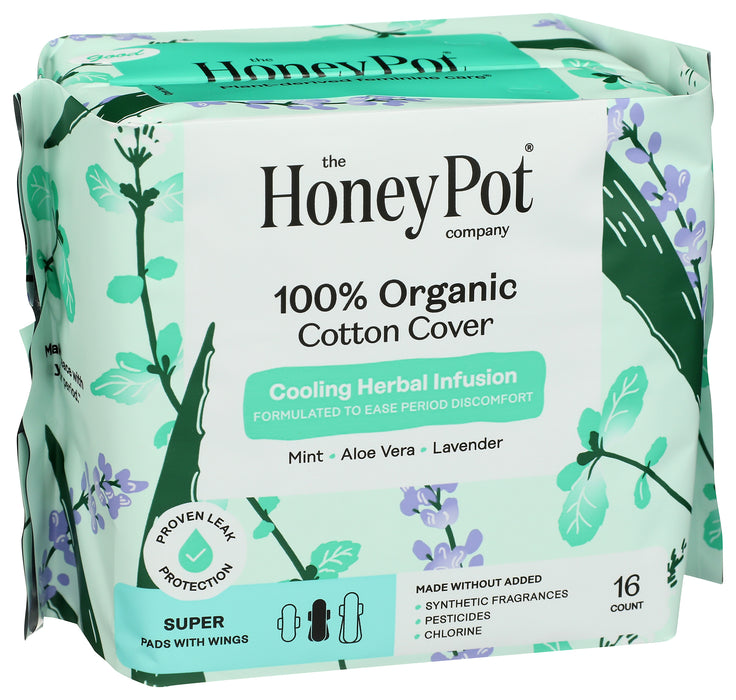 Super Pads w/ Wings, Mint Lavender, 16 ct