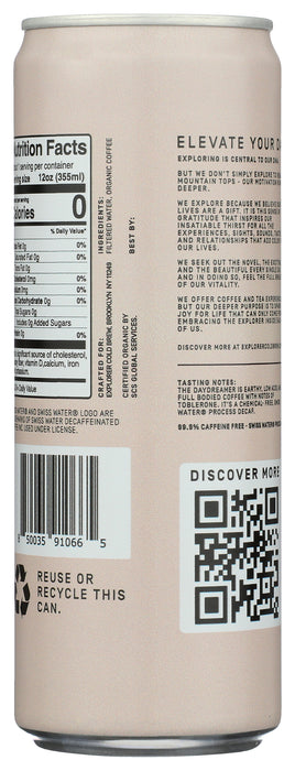 The Daydreamer Decaf Coffee, Unsweetened, 12 fl oz