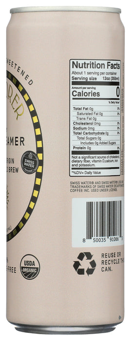 The Daydreamer Decaf Coffee, Unsweetened, 12 fl oz