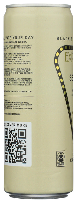 The Seeker Half-caf Coffee, Unsweetened, 12 fl oz