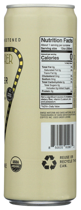 The Seeker Half-caf Coffee, Unsweetened, 12 fl oz