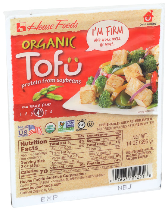 Tofu Firm, Org, 14 oz