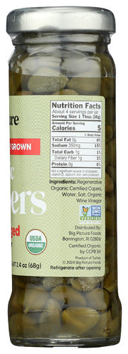 Capers Wild Foraged, Org, 3.5 oz
