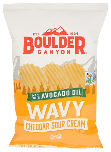 Chips Wavy Cheddar Sour Cream, GF, 5.5 oz