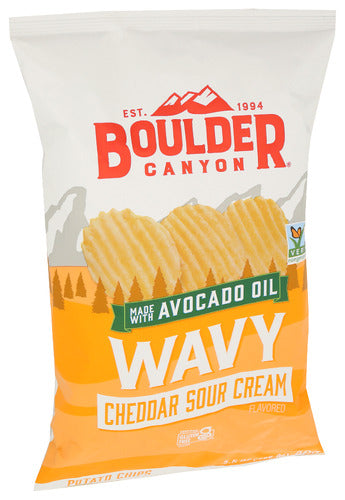 Chips Wavy Cheddar Sour Cream, GF, 5.5 oz