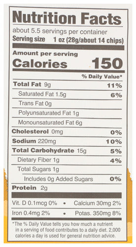 Chips Wavy Cheddar Sour Cream, GF, 5.5 oz