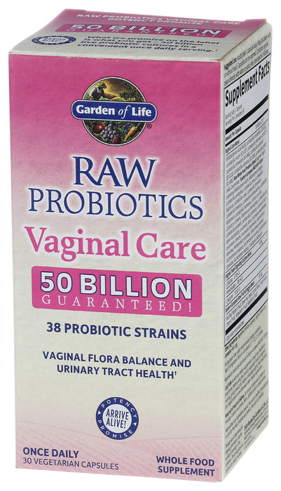 Raw Probiotics Vaginal Care, 30 cap