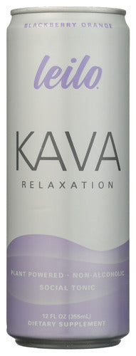 Kava Relaxation Social Tonic, Blackberry Orange, 12 fl oz