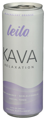Kava Relaxation Social Tonic, Blackberry Orange, 12 fl oz