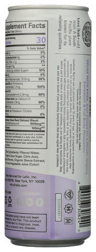 Kava Relaxation Social Tonic, Blackberry Orange, 12 fl oz