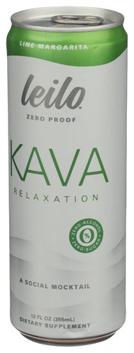 Kava Relaxation Social Tonic, Lime Margarita, 12 fl oz