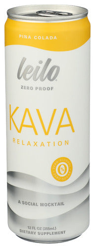Kava Relaxation Social Tonic, Pina Colada, 12 fl oz