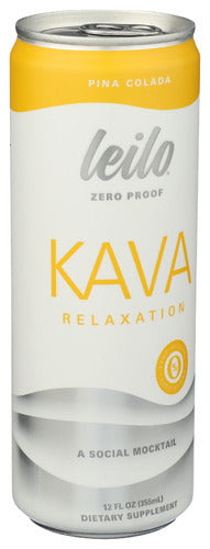 Kava Relaxation Social Tonic, Pina Colada, 12 fl oz