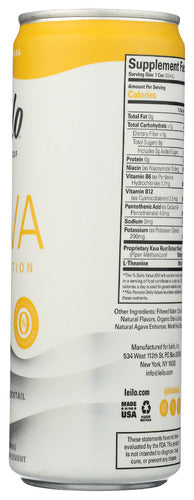 Kava Relaxation Social Tonic, Pina Colada, 12 fl oz