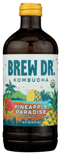 Pineapple Kombucha, Org, 14 fl oz