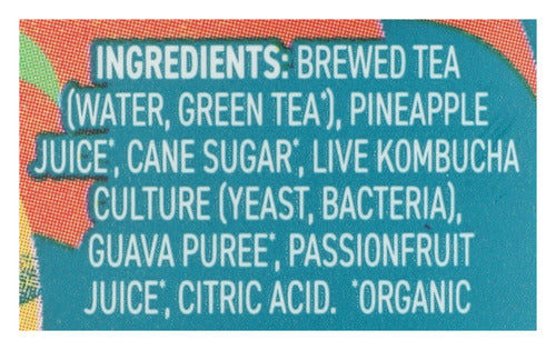 Pineapple Kombucha, Org, 14 fl oz