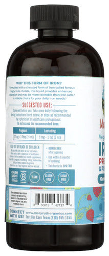 Prenatal and Postnatal Liquid Iron, V, 15.22 fl oz