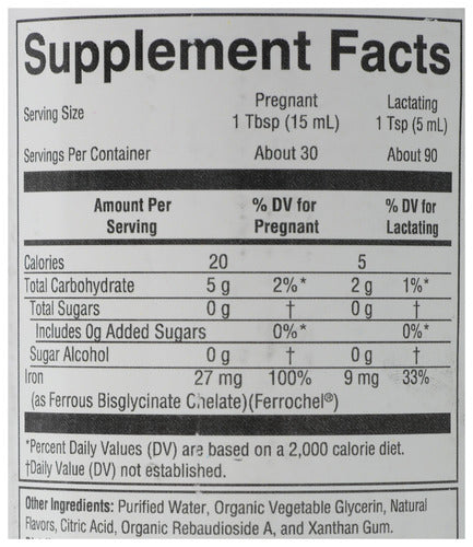 Prenatal and Postnatal Liquid Iron, V, 15.22 fl oz