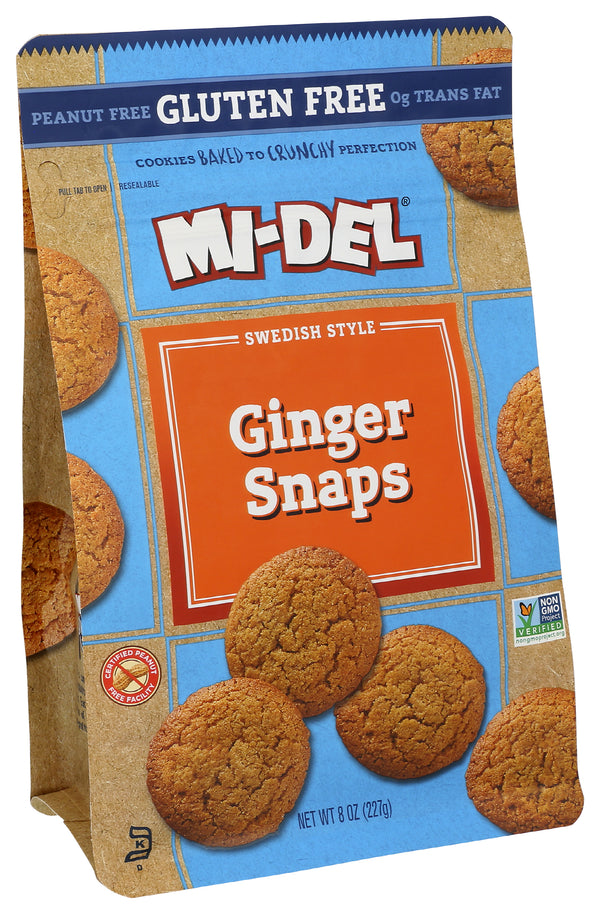 Ginger Snaps Cookies, GF, 8 oz