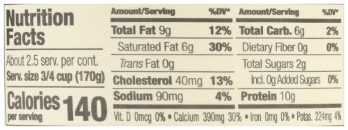 Sheep Milk Yogurt, Plain, Org, 16 oz
