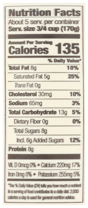 A2 Whole Milk Yogurt, Vanilla, Org, 32 oz