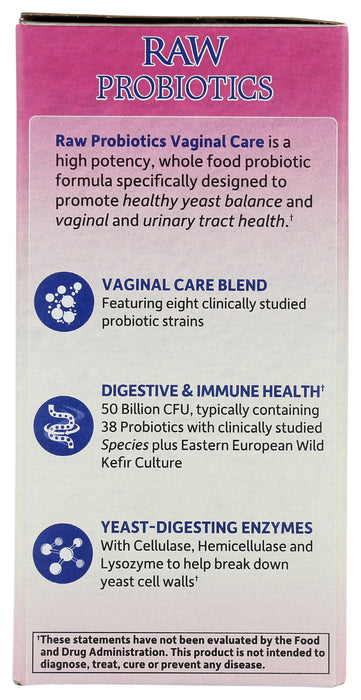 Raw Probiotics Vaginal Care, 30 cap