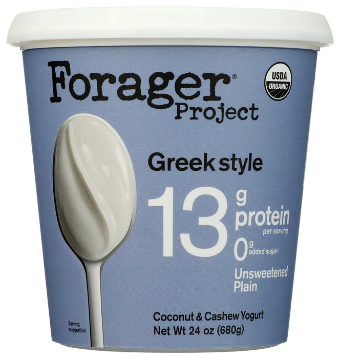 Yogurt Unsweetened, Greek Style, Org, 24 oz